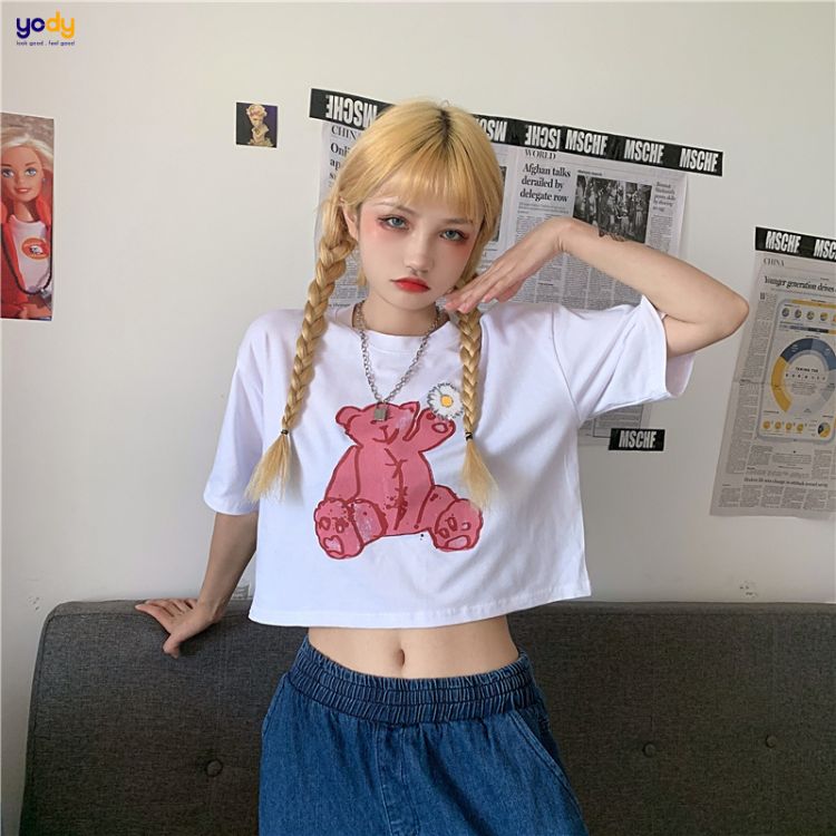Áo croptop rộng