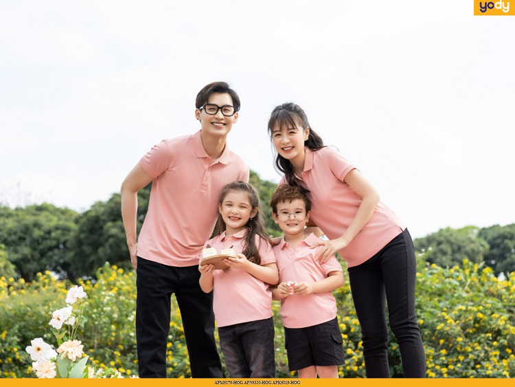 Áo polo local brand đồng phục gia đình