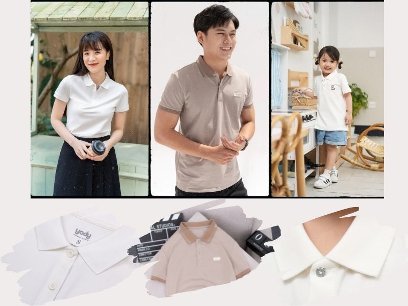 Áo Polo Pique mắt chim