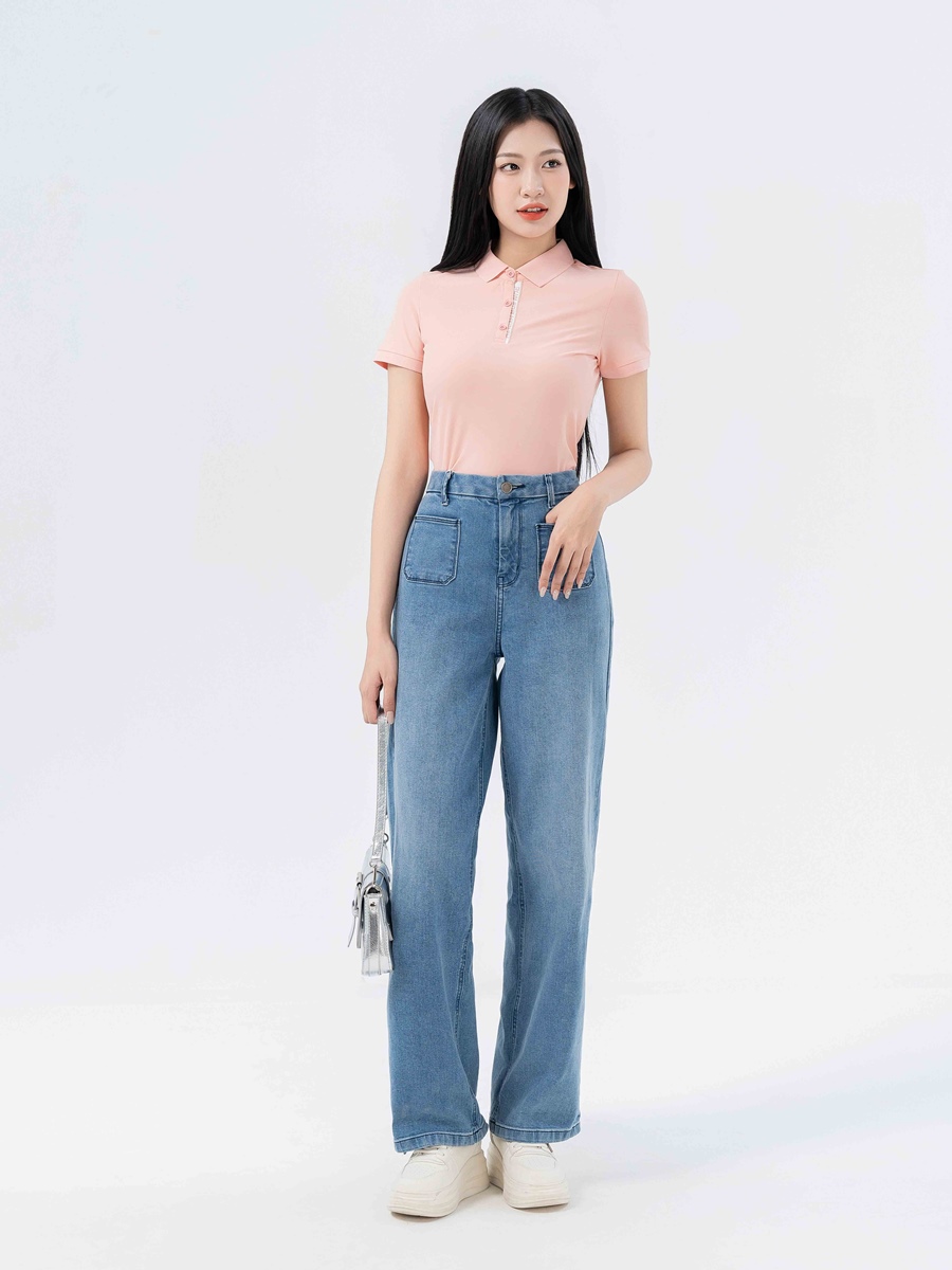 Đông Nhi thoải mái diện quần jean baggy YODY