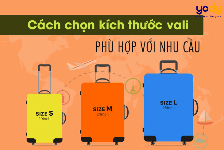 Chọn vali phù hợp