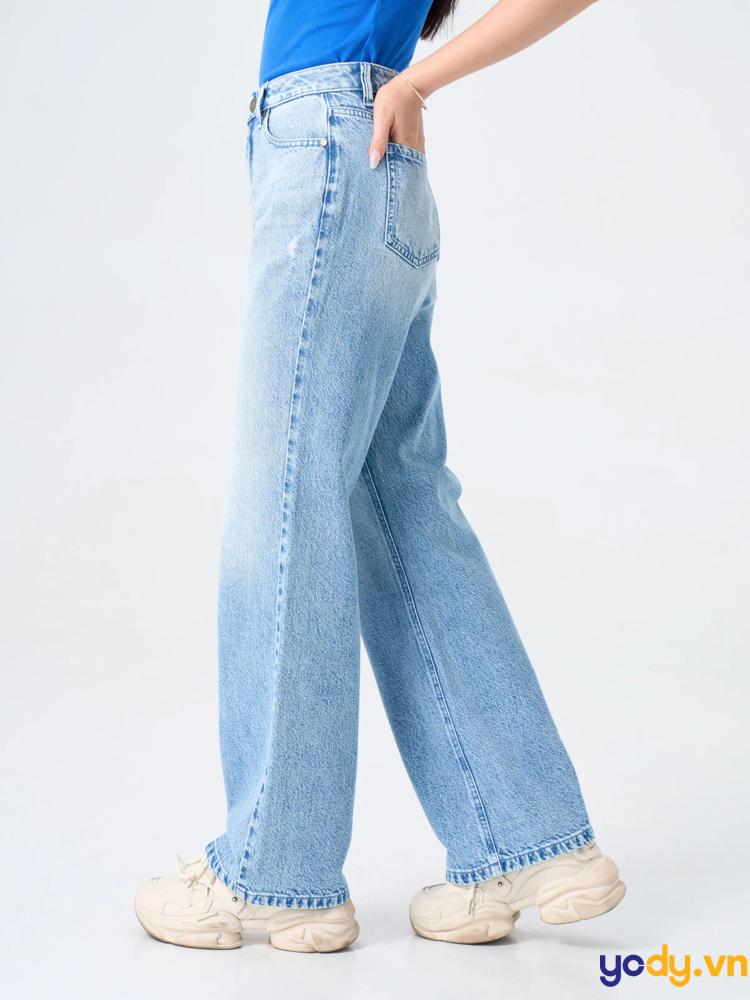cách sửa ống quần jean bị rộng