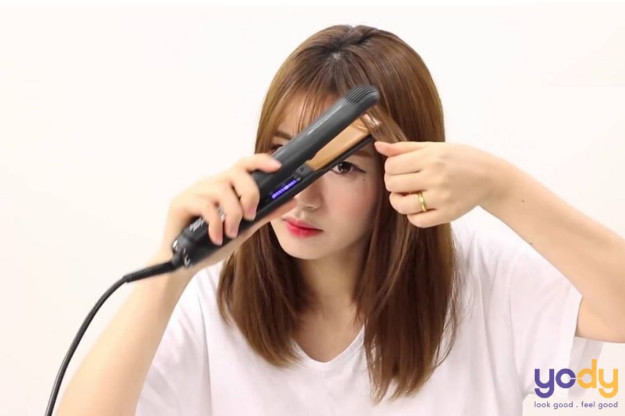 Bật mí cách giữ nếp tóc mái bay đẹp mọi lúc, mọi nơi