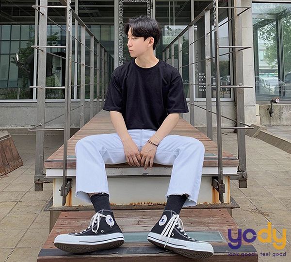 phối đồ với giày converse nam