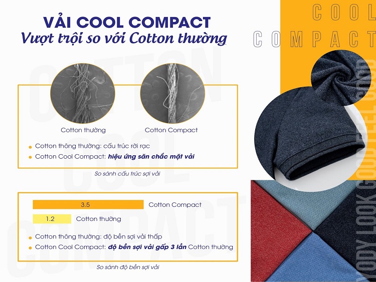 vải cool compact