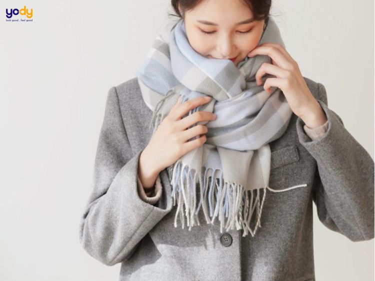 Cách thắt khăn kiểu hàn
