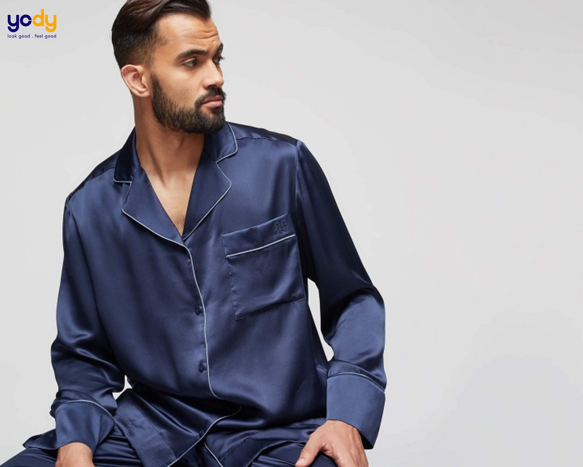 Pijama lụa thoải mái, dễ thấm hút mồ hôi