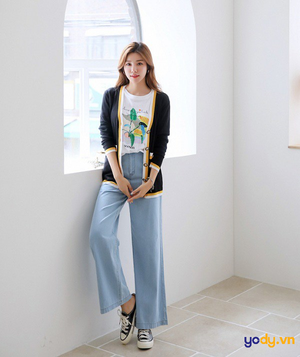 mix đồ đi đám cưới với quần jean