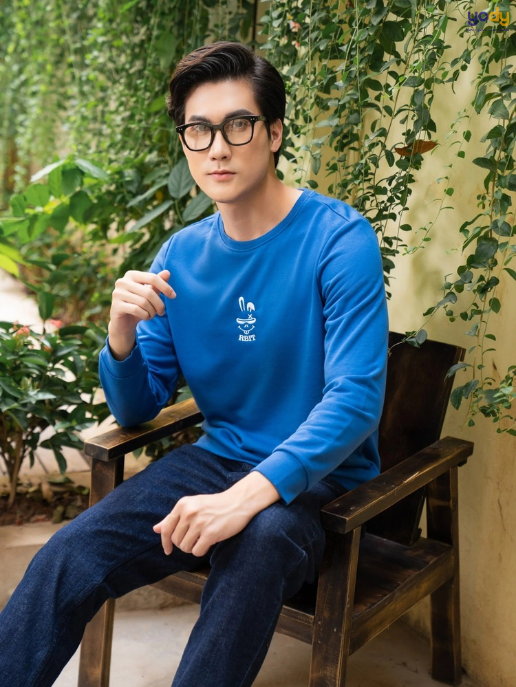 phối đồ với áo thun tay dài nam