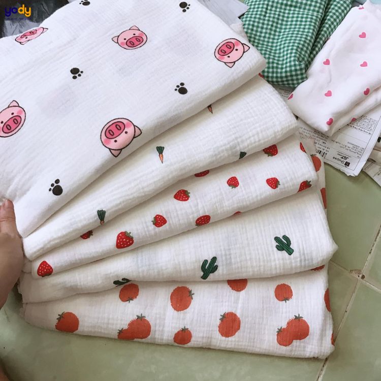 Vải xô dễ nhăn và nhăn nhiều