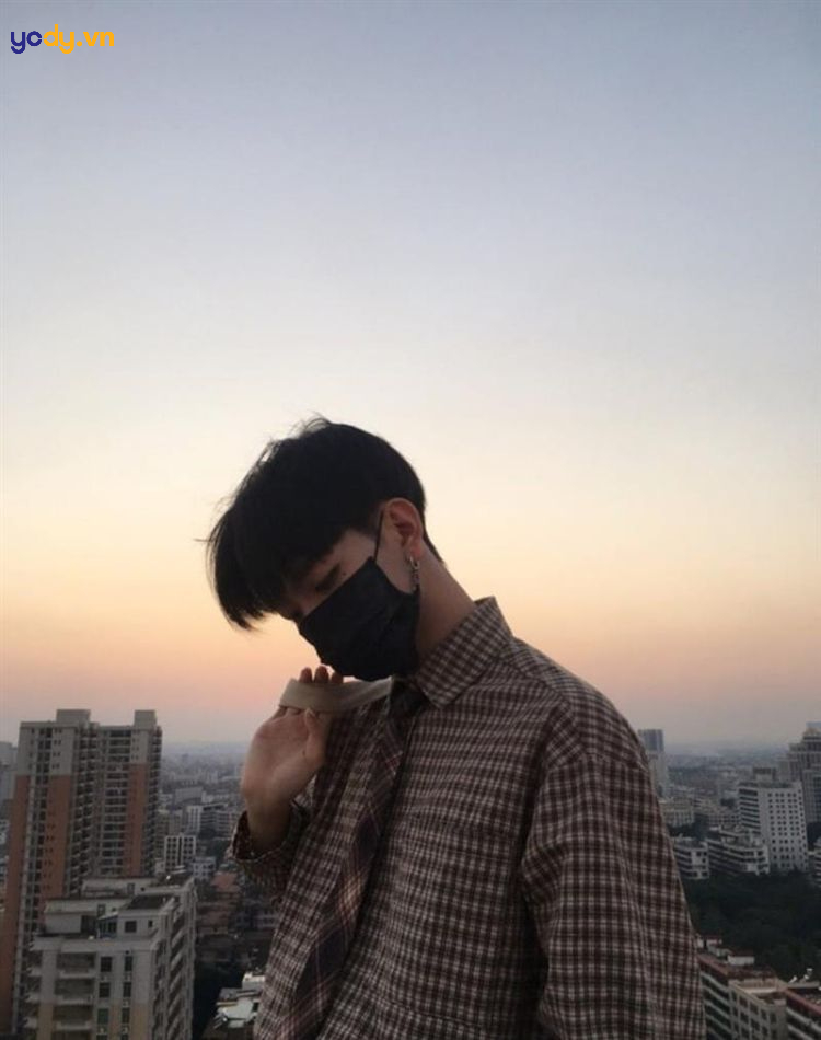 ảnh nam che mặt đẹp