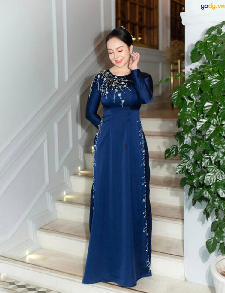 áo dài bà sui đẹp sang trọng