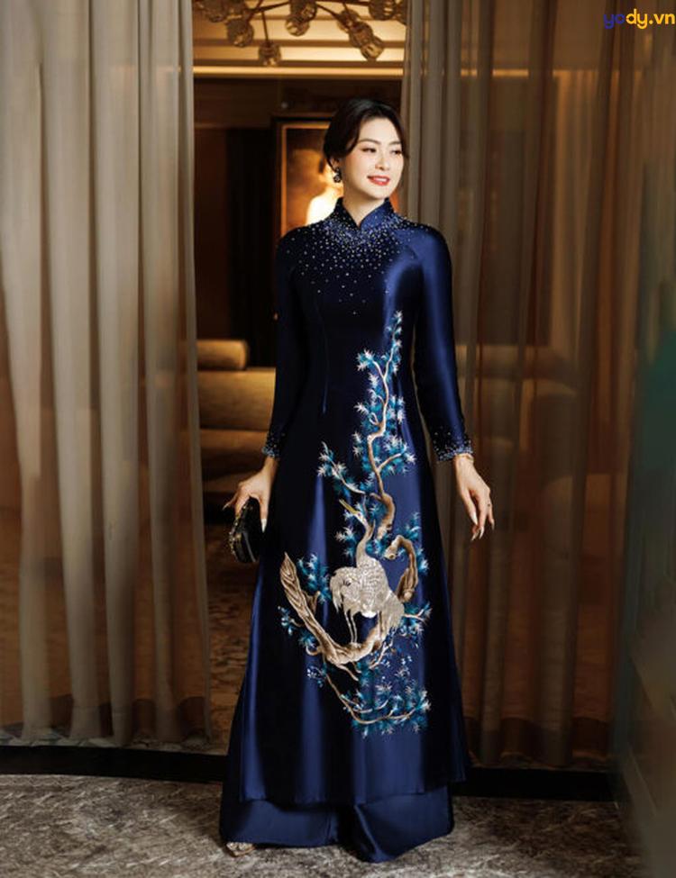 áo dài bà sui đẹp sang trọng