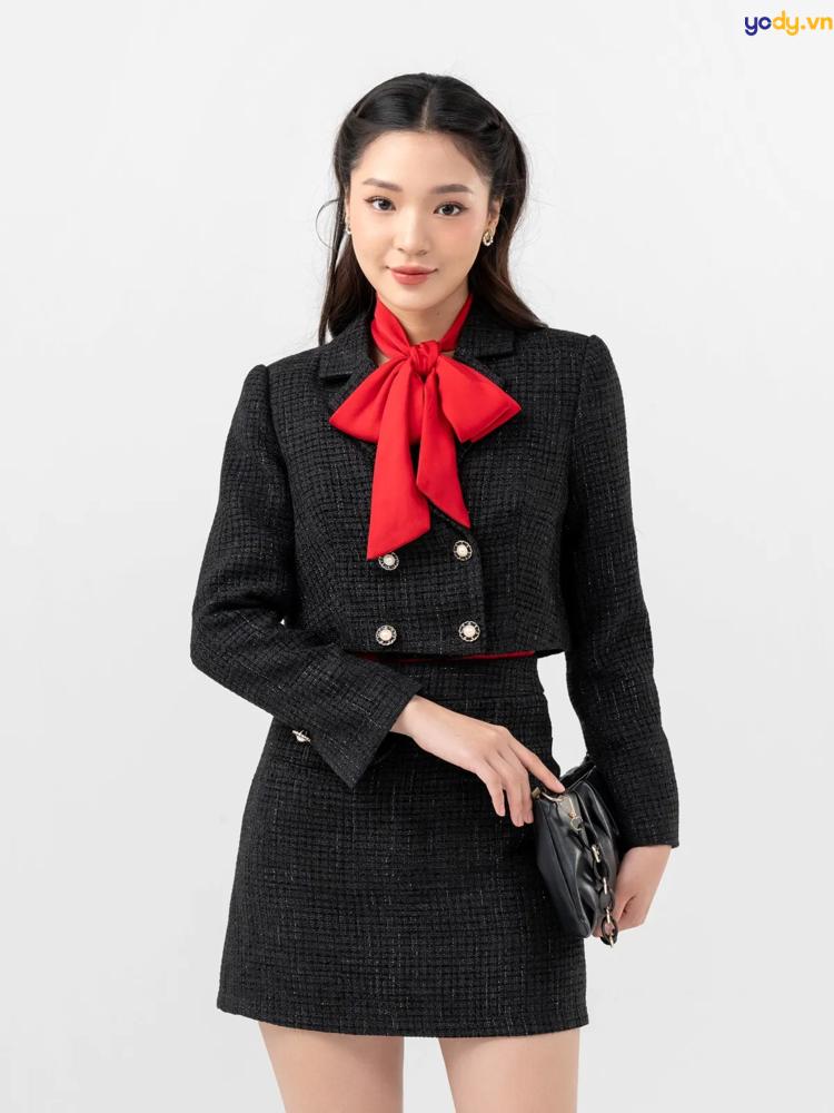 Áo khoác dạ tweed
