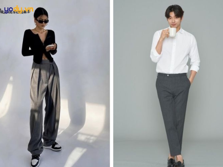 áo đen mặc với quần màu gì
