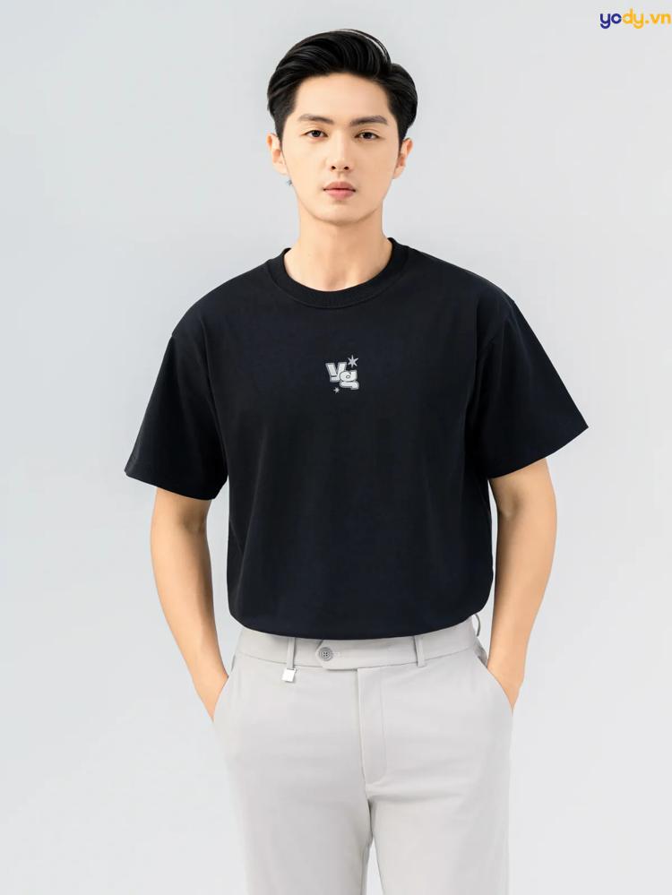 mẫu áo thun nam cổ tròn
