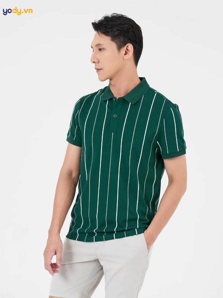 áo polo xanh