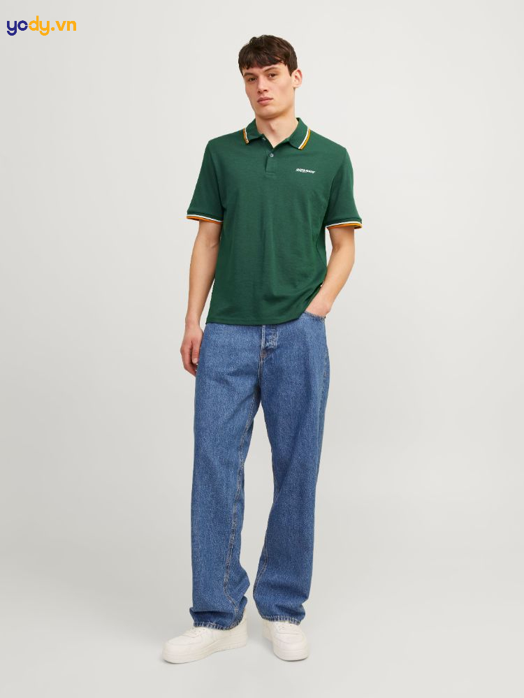 áo polo xanh