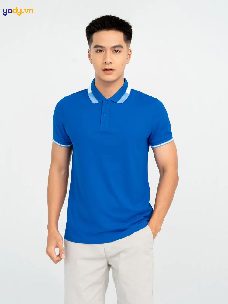 áo polo xanh