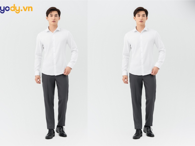 áo sơ mi form rộng nam