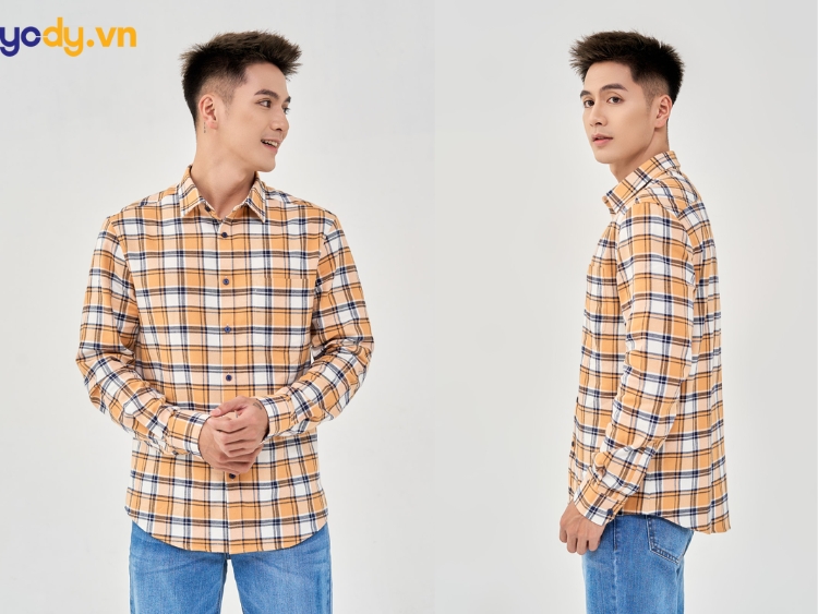 áo sơ mi form rộng nam