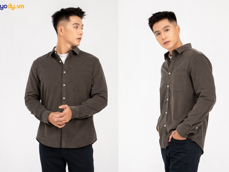 áo sơ mi form rộng nam