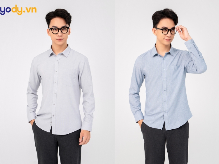 áo sơ mi form rộng nam