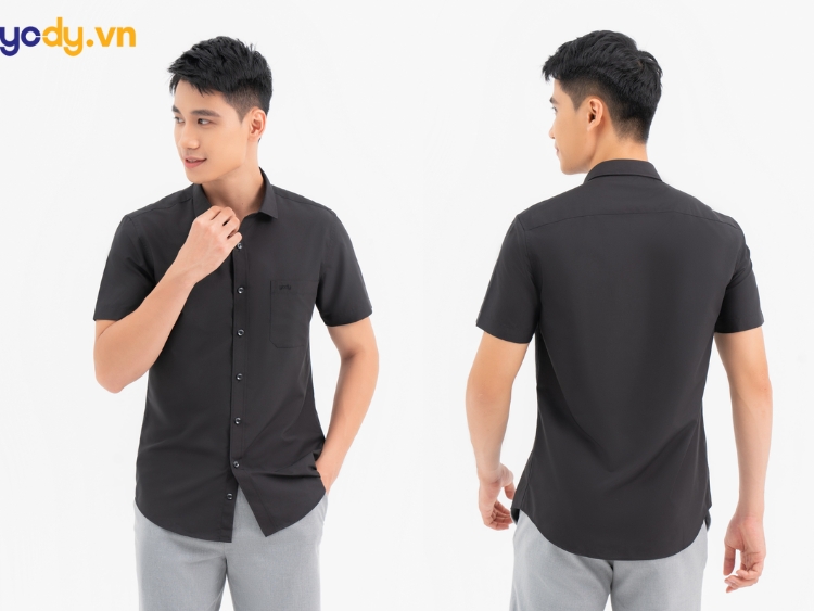 áo sơ mi form rộng nam