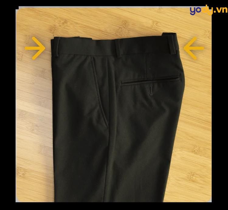 Cách gấp quần tây 