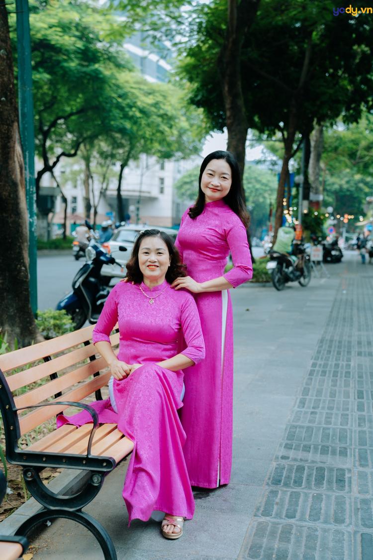 cách tạo dáng chụp ảnh áo dài tết