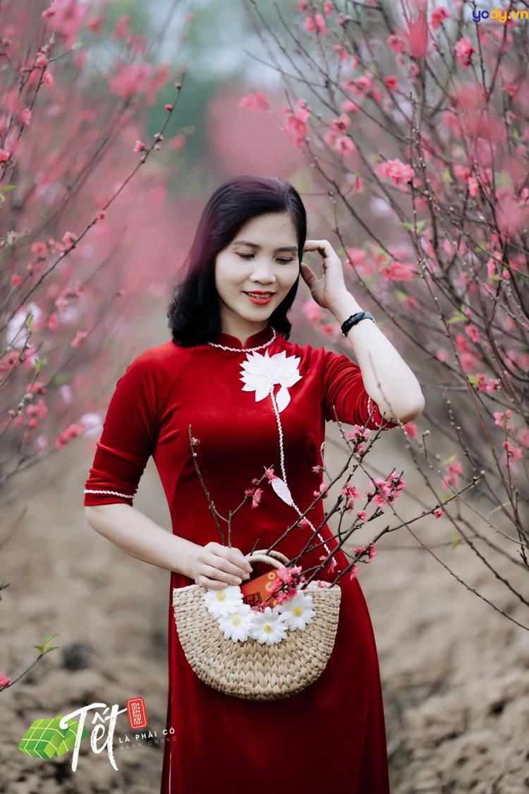 cách tạo dáng chụp ảnh áo dài tết