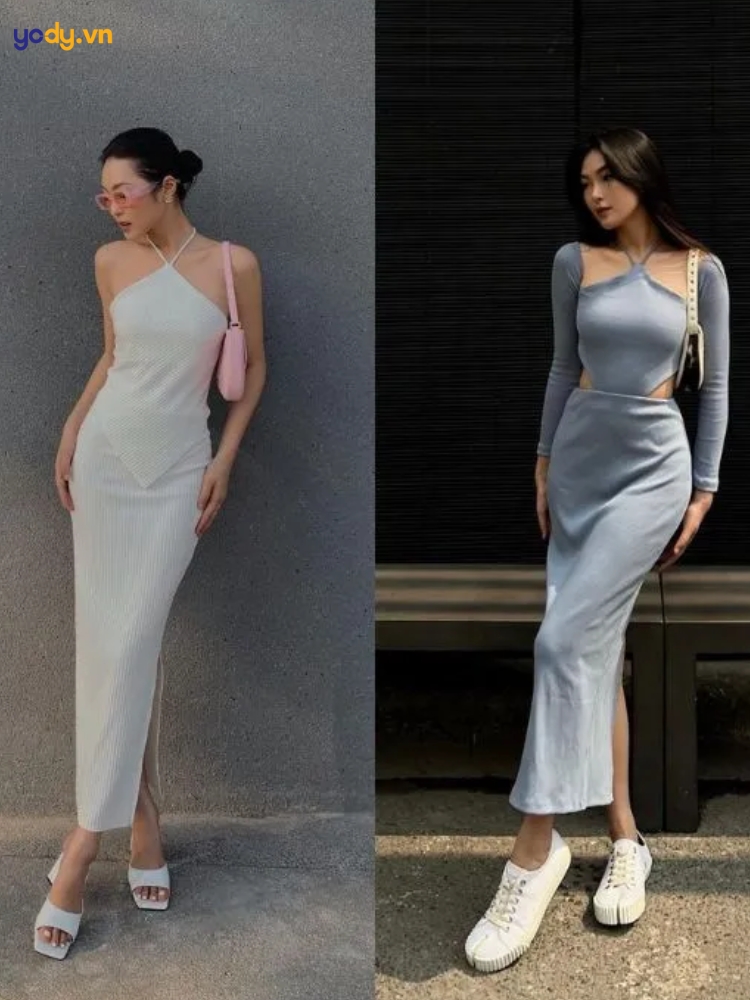 cách tạo dáng chụp ảnh khi mặc váy
