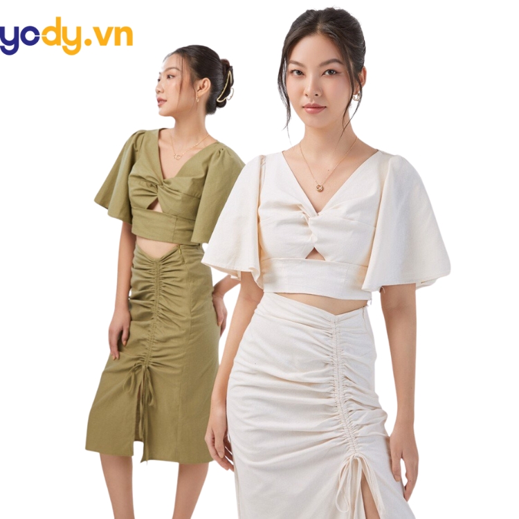 kiểu tay áo cách điệu