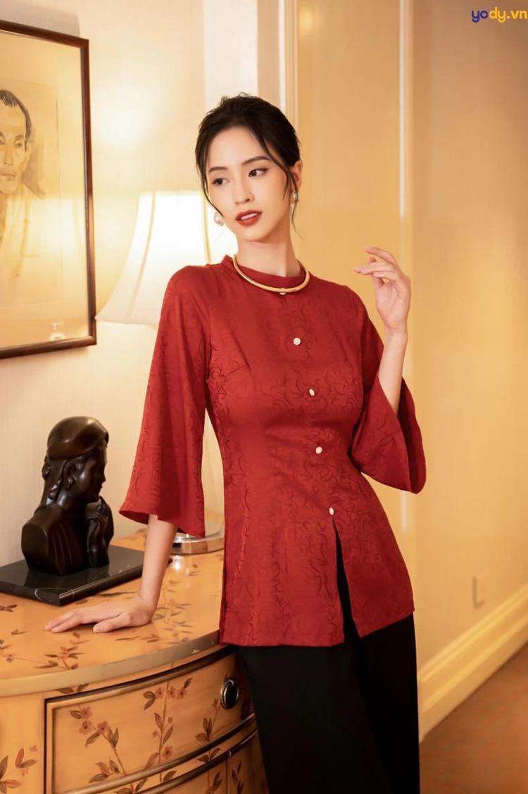 các mẫu áo bà ba hiện đại
