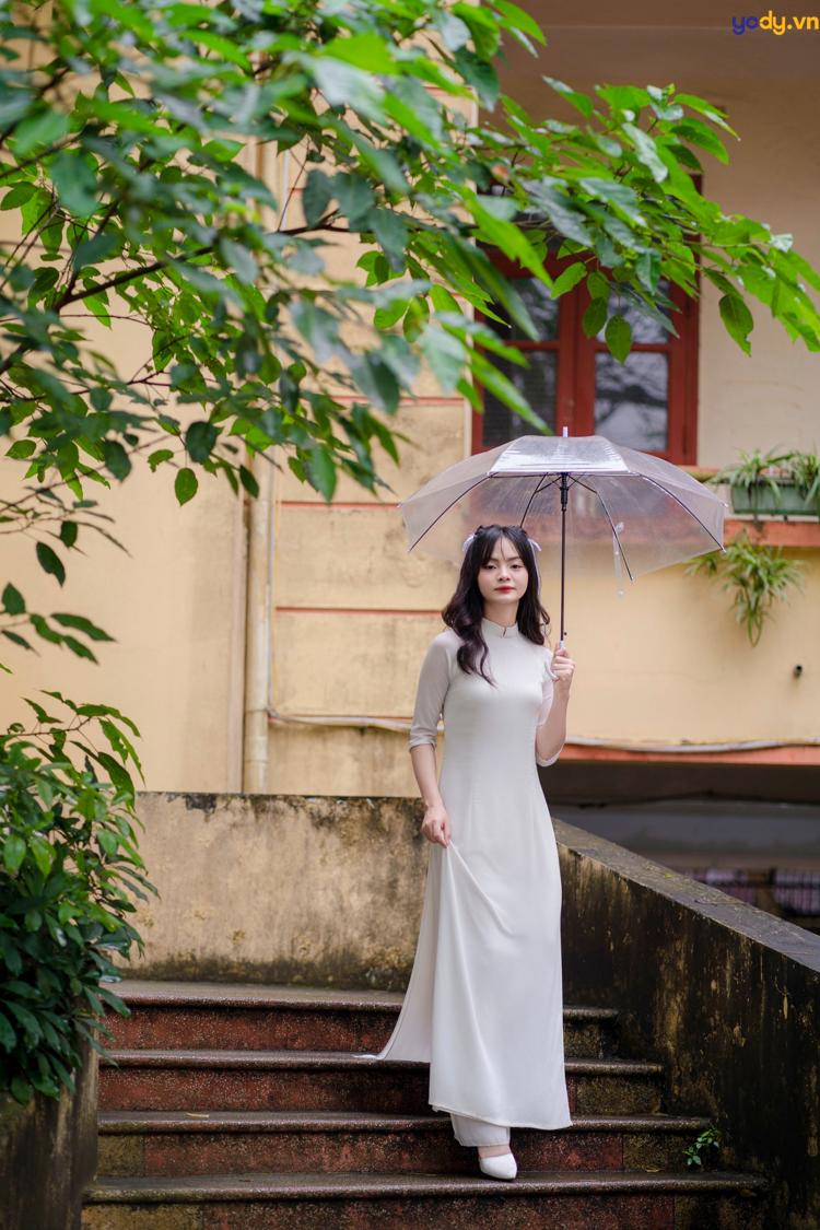 Caption áo dài