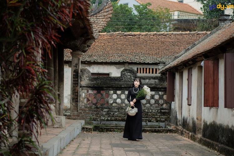 Caption áo dài