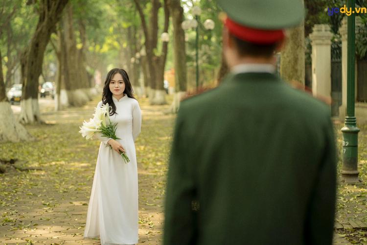 Caption về áo dài