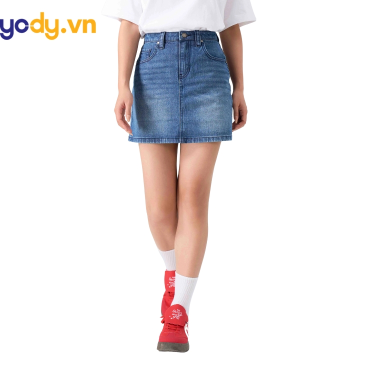 chân váy jean hàng hiệu