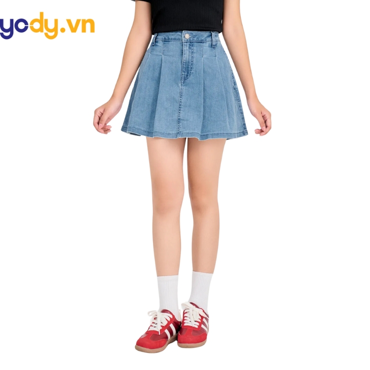 chân váy jean hàng hiệu
