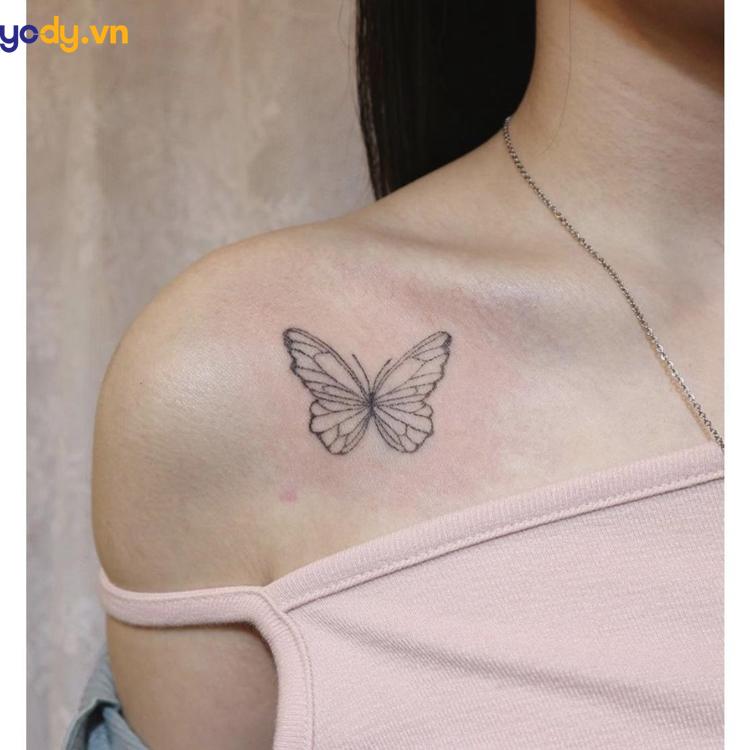 hình xăm con bướm