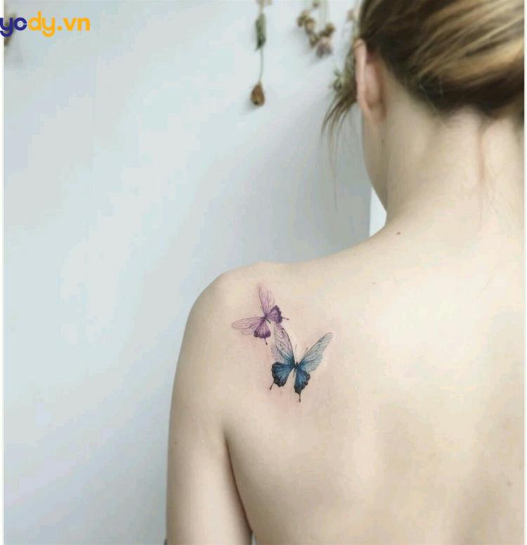 hình xăm con bướm