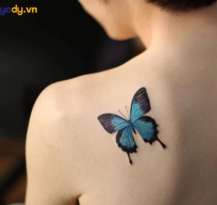 hình xăm con bướm