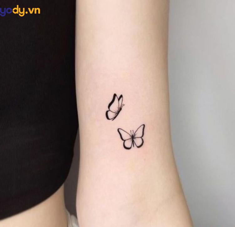 hình xăm con bướm
