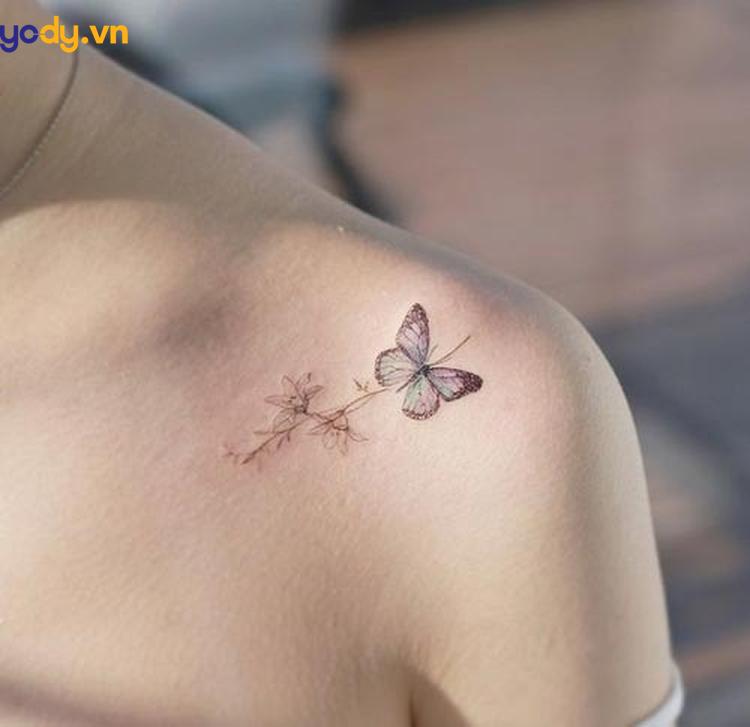 hình xăm con bướm