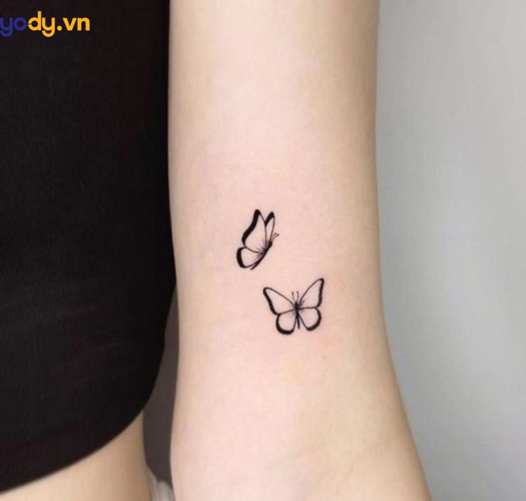 hình xăm con bướm