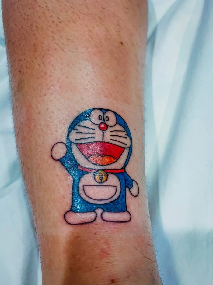 hình xăm doraemon