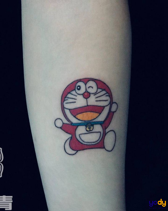 hình xăm doraemon