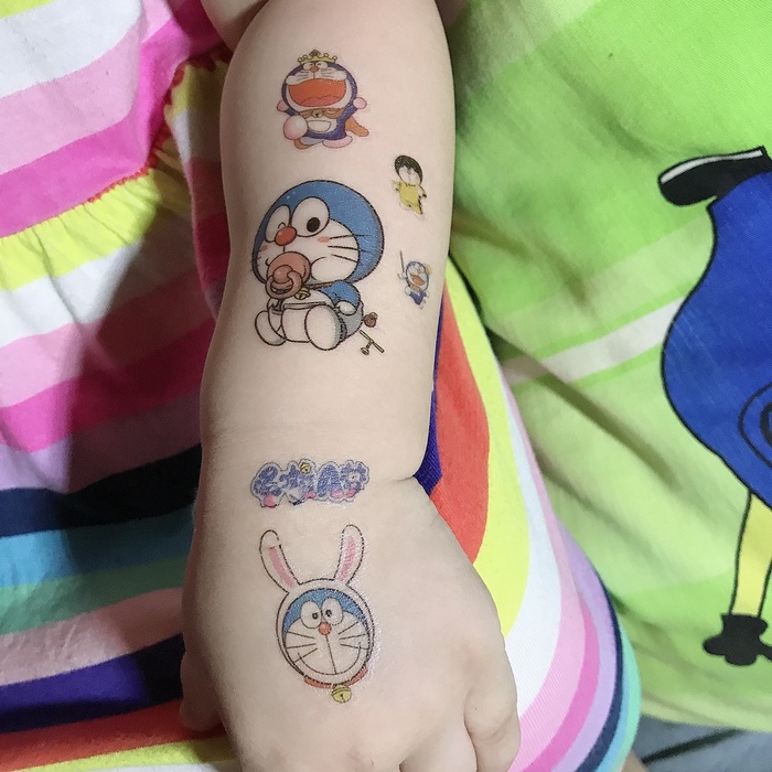 hình xăm doraemon