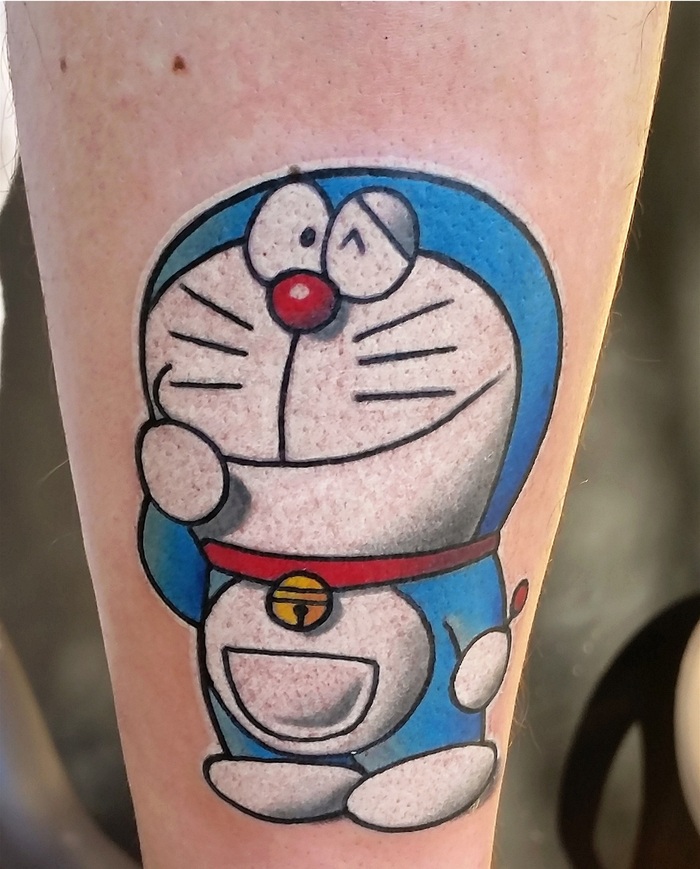 hình xăm doraemon