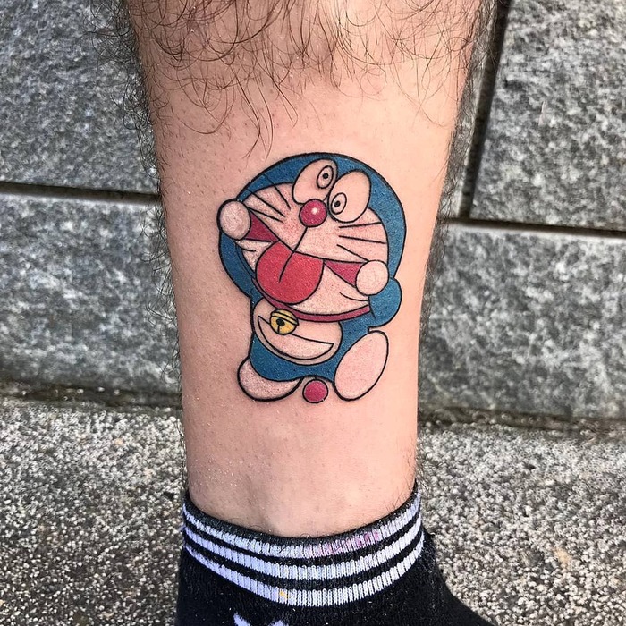 hình xăm doraemon
